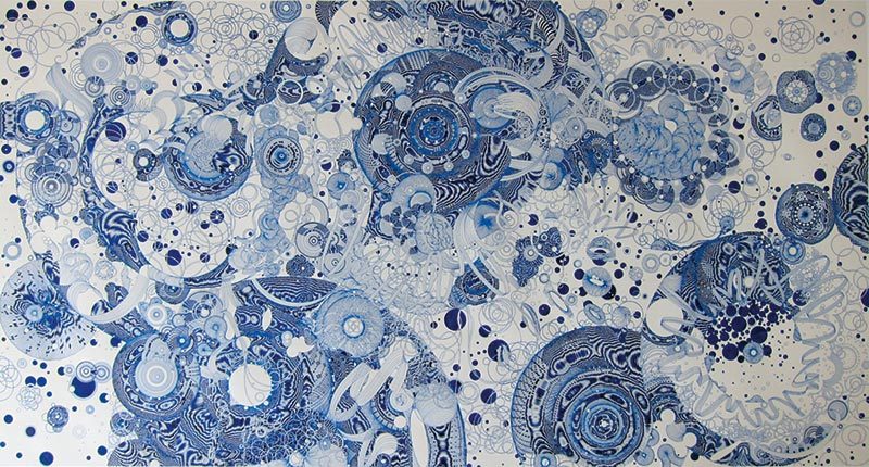 Saint Blue 104 x 54 cm